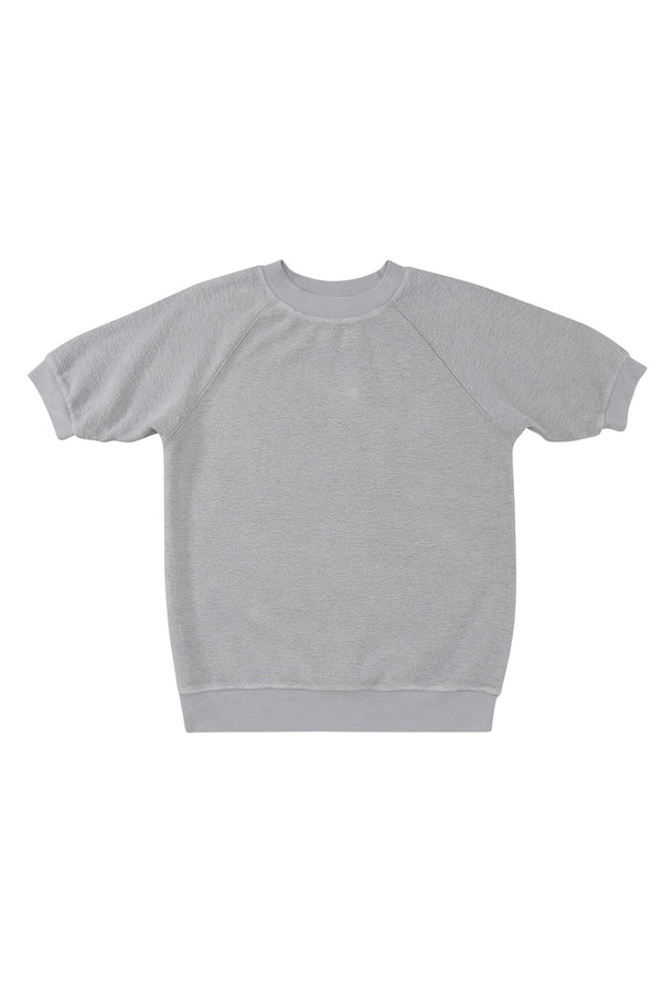 Heathered Short Sleeve Raglan Sherpa| Jungmaven Hemp Clothing & Accessories / Color: Athletic Gray