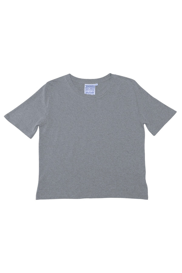 Heathered Silverlake Cropped Tee | Jungmaven Hemp Clothing & Accessories / Color: Diesel Gray