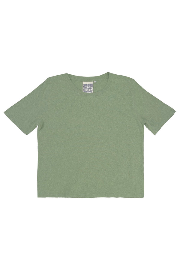 Heathered Silverlake Cropped Tee | Jungmaven Hemp Clothing & Accessories / Color: Pistachio