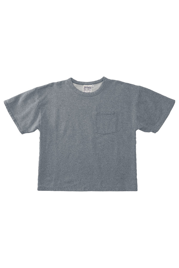 Heathered Baseline Pocket Fleece | Jungmaven Hemp Clothing & Accessories / Color: Diesel Gray