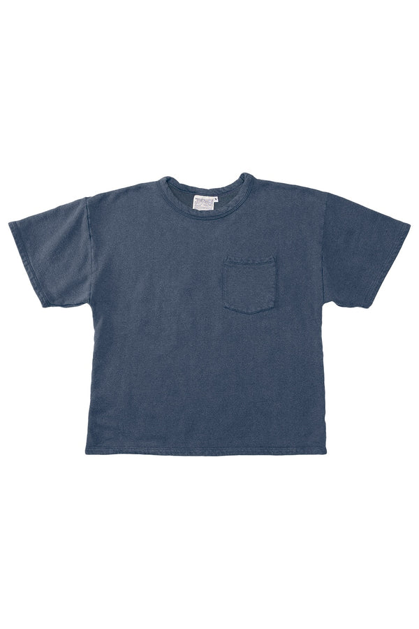 Heathered Baseline Pocket Fleece | Jungmaven Hemp Clothing & Accessories / Color: Navy