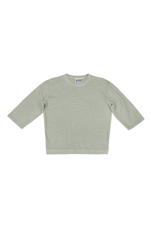 Heathered Cardiff 3/4 Sleeve Tee | Jungmaven Hemp Clothing & Accessories / Color: Agave Green