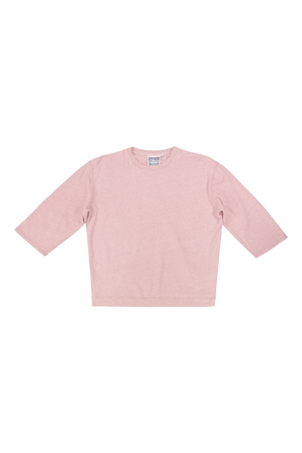 Heathered Cardiff 3/4 Sleeve Tee | Jungmaven Hemp Clothing & Accessories / Color: Rose Water