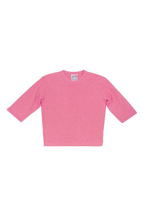 Heathered Cardiff 3/4 Sleeve Tee | Jungmaven Hemp Clothing & Accessories / Color: Sunset Coral