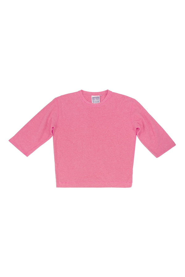 Heathered Cardiff 3/4 Sleeve Tee | Jungmaven Hemp Clothing & Accessories / Color: Sunset Coral