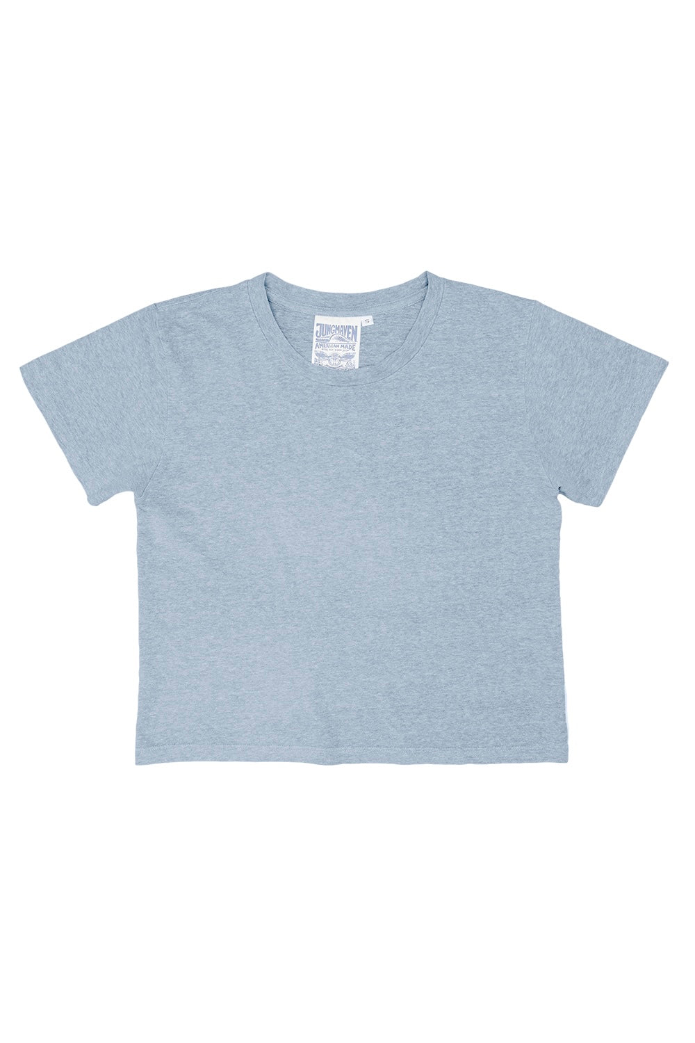 Heathered Cropped Lorel Tee | Jungmaven Hemp Clothing