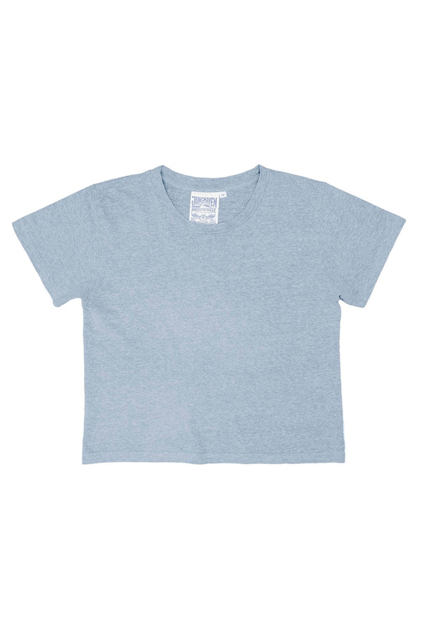 Heathered Cropped Lorel Tee | Jungmaven Hemp Clothing & Accessories / Color: Rain Washed