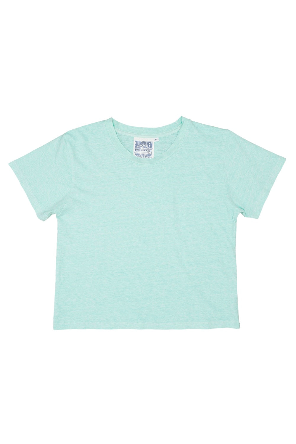 Heathered Cropped Lorel Tee | Jungmaven Hemp Clothing