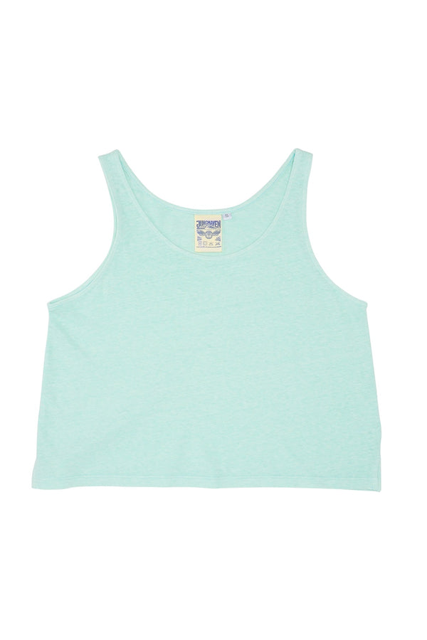 Heathered Cropped Tank | Jungmaven Hemp Clothing & Accessories / Color: Yucca