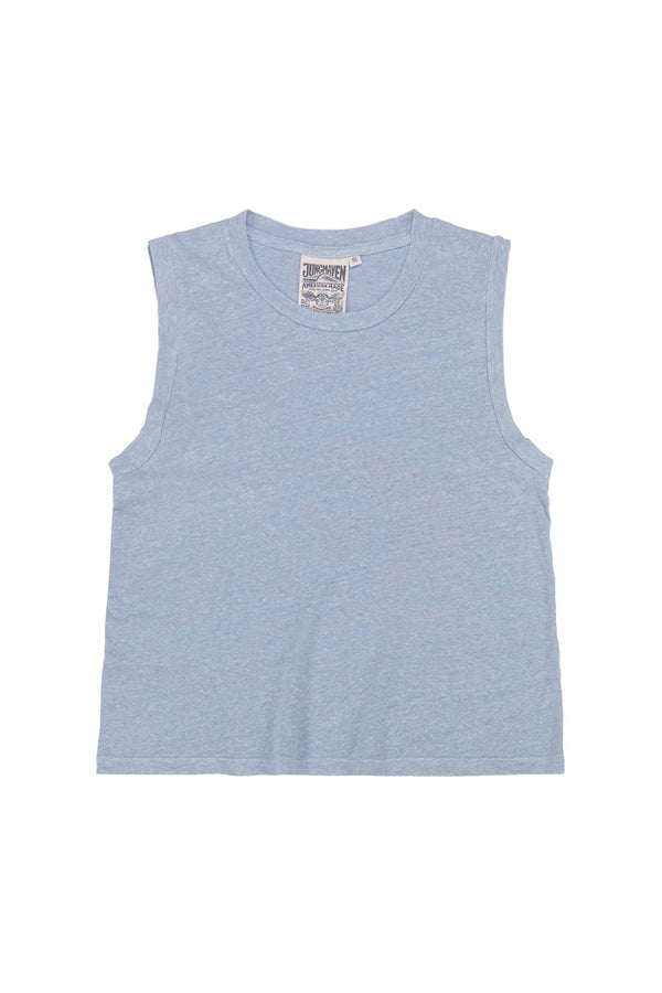Heathered Phoenix Muscle Tee  | Jungmaven Hemp Clothing & Accessories / Color: Costal Blue