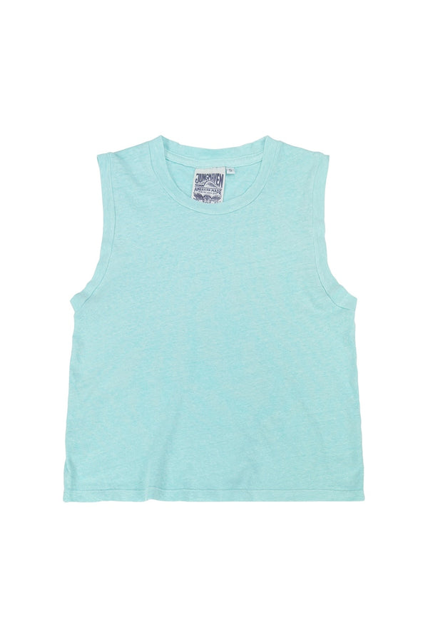 Heathered Phoenix Muscle Tee  | Jungmaven Hemp Clothing & Accessories / Color: Oasis Blue