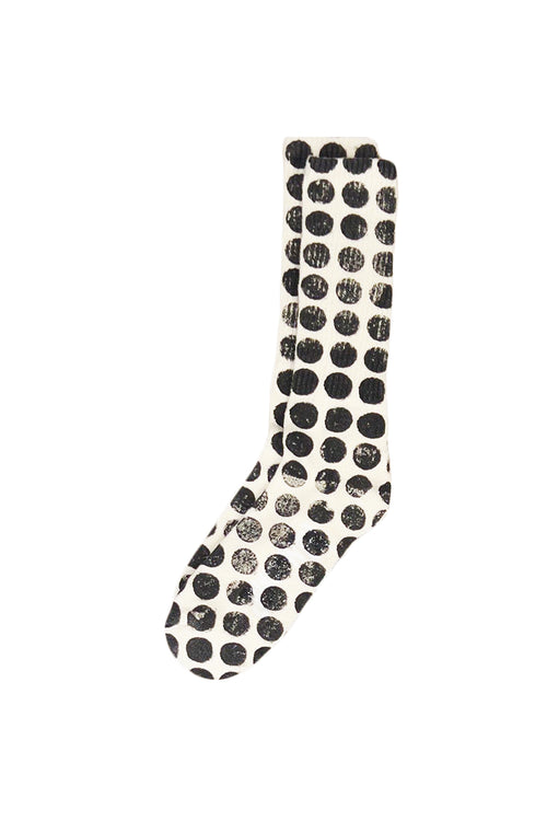 Polka Dot Socks | Jungmaven Hemp Clothing & Accessories / Color: Black