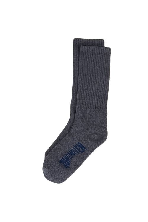Hemp Wool Crew Socks | Jungmaven Hemp Clothing & Accessories / Color: Diesel Gray