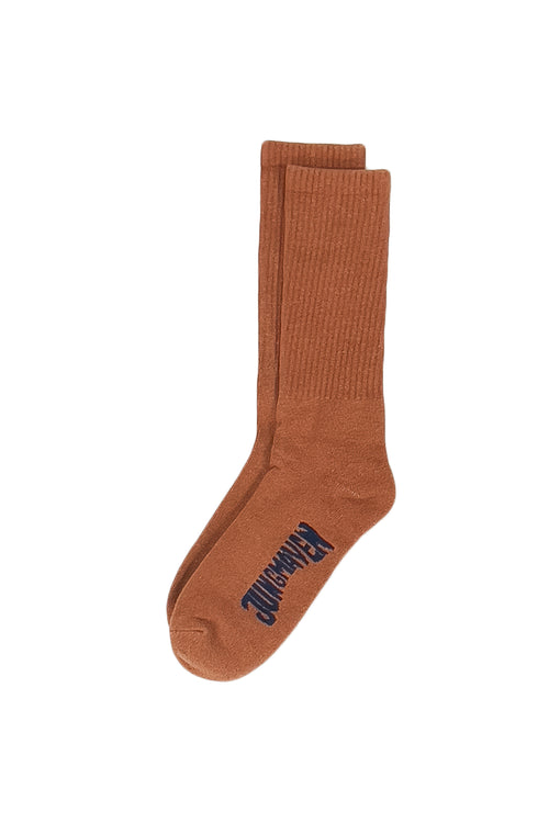 Hemp Wool Crew Socks | Jungmaven Hemp Clothing & Accessories / Color: Terracotta