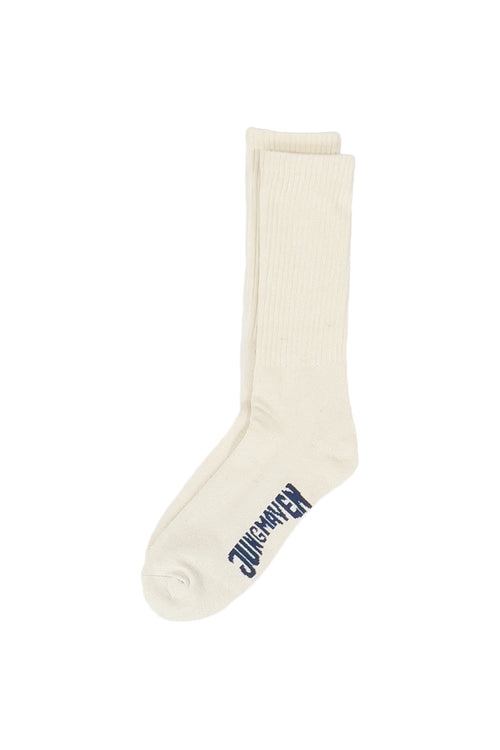 Hemp Wool Crew Socks | Jungmaven Hemp Clothing & Accessories / Color: Washed White