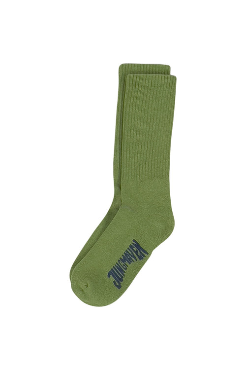 Hemp Wool Crew Socks | Jungmaven Hemp Clothing & Accessories / Color: Dark Matcha