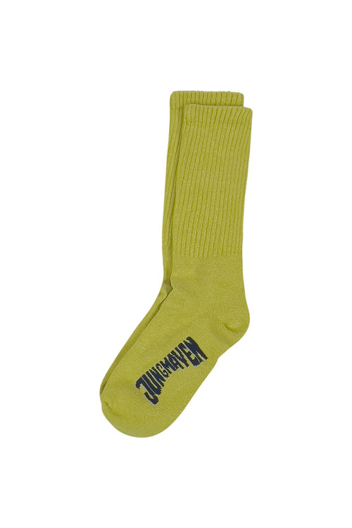 Hemp Wool Crew Socks | Jungmaven Hemp Clothing & Accessories / Color: Limelight