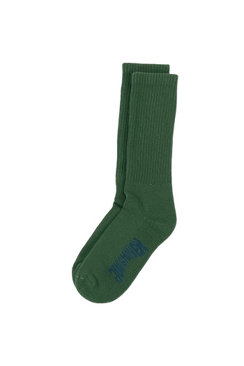 Hemp Wool Crew Socks | Jungmaven Hemp Clothing & Accessories / Color: Hunter Green OS