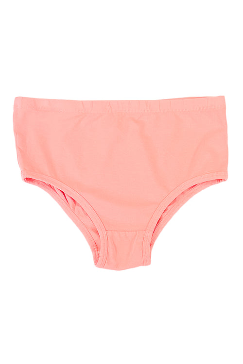 High Waist Brief - Sale Colors | Jungmaven Hemp Clothing & Accessories / Color: Pink Salmon