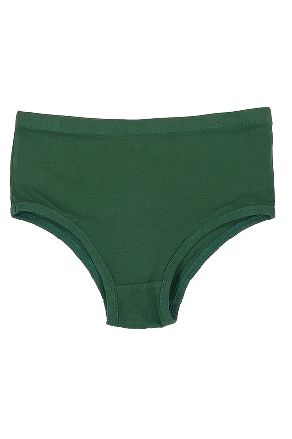 High Waist Brief - Sale Colors | Jungmaven Hemp Clothing & Accessories / Color: Hunter Green