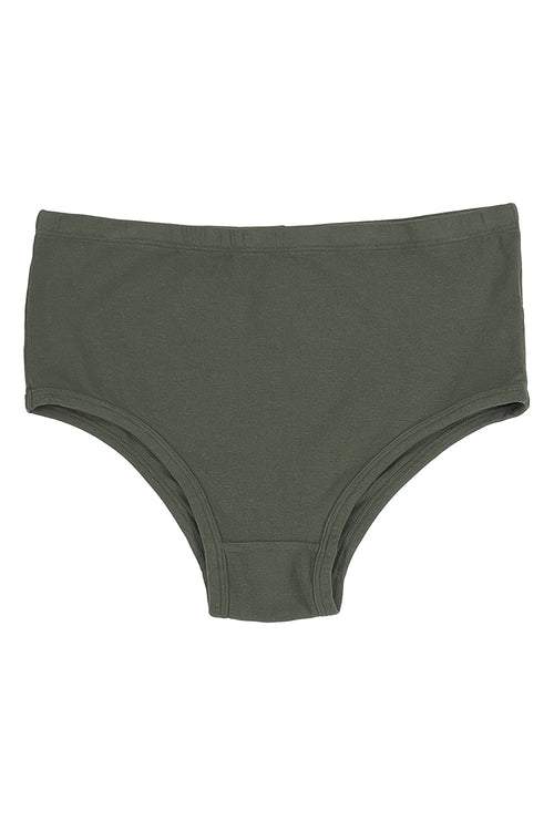 High Waist Brief | Jungmaven Hemp Clothing & Accessories / Color: Olive Green