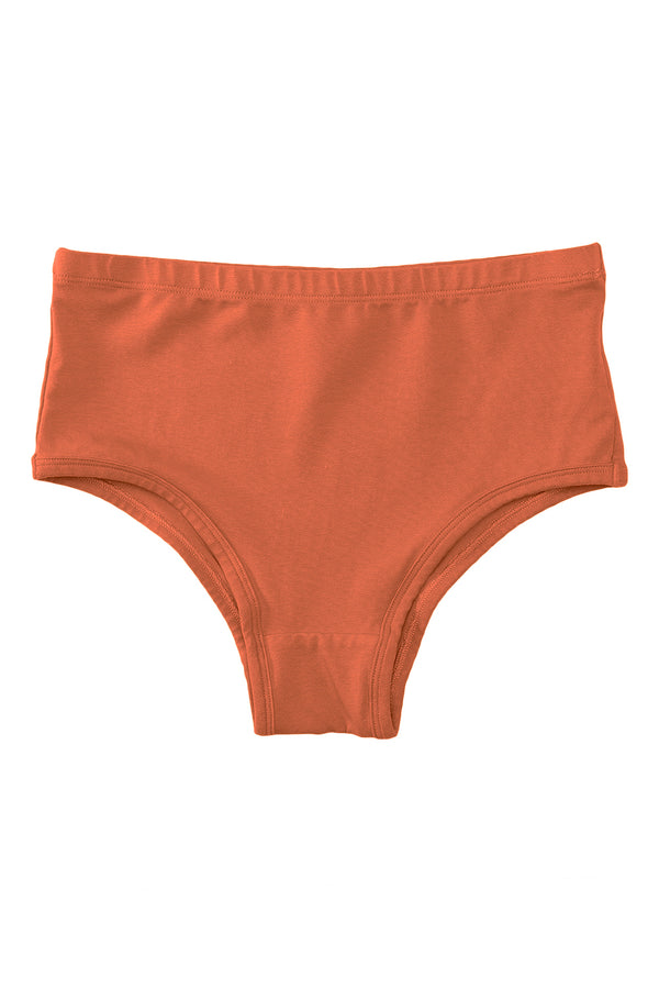 High Waist Brief | Jungmaven Hemp Clothing & Accessories / Color: Burnt Orange