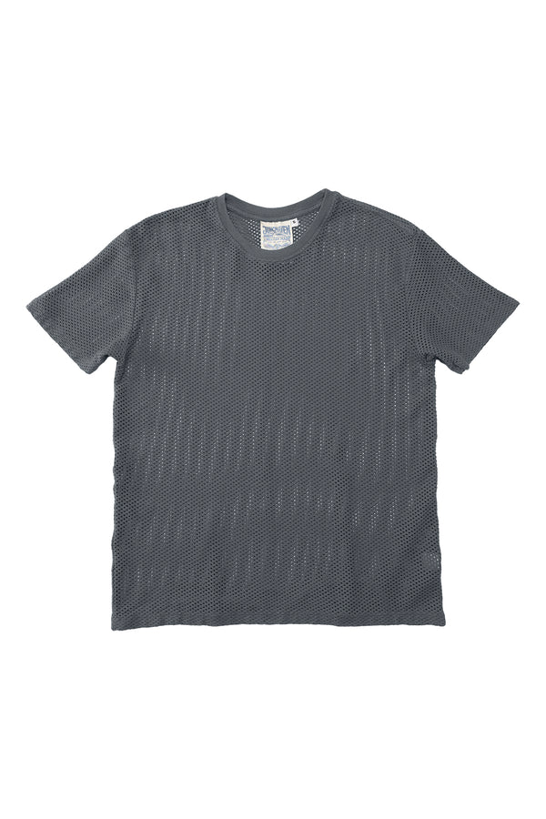 Highline Mesh Tee | Jungmaven Hemp Clothing & Accessories / Color: Diesel Gray