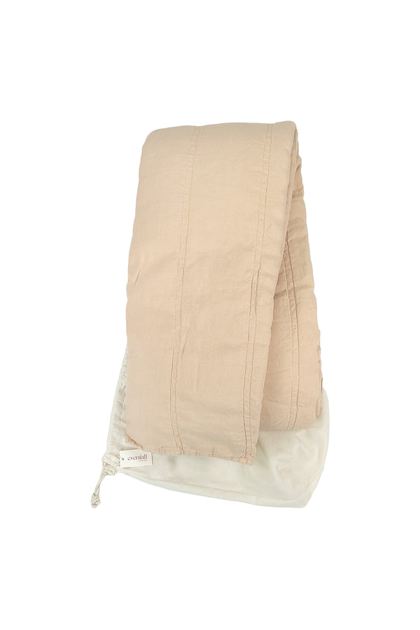 Evenfall Horizon Quilt | Jungmaven Hemp Clothing & Accessories / Color: Peach