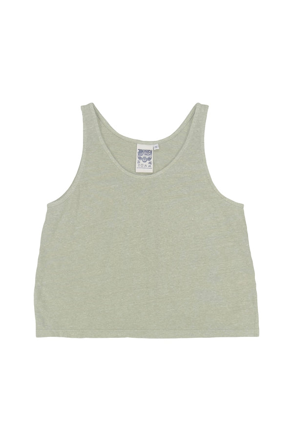 Heathered Cropped Tank | Jungmaven Hemp Clothing & Accessories / Color: Agave Green