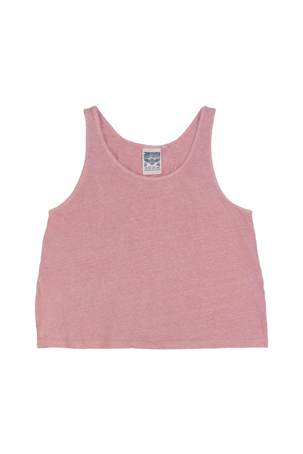 Heathered Cropped Tank | Jungmaven Hemp Clothing & Accessories / Color: Sunset Coral