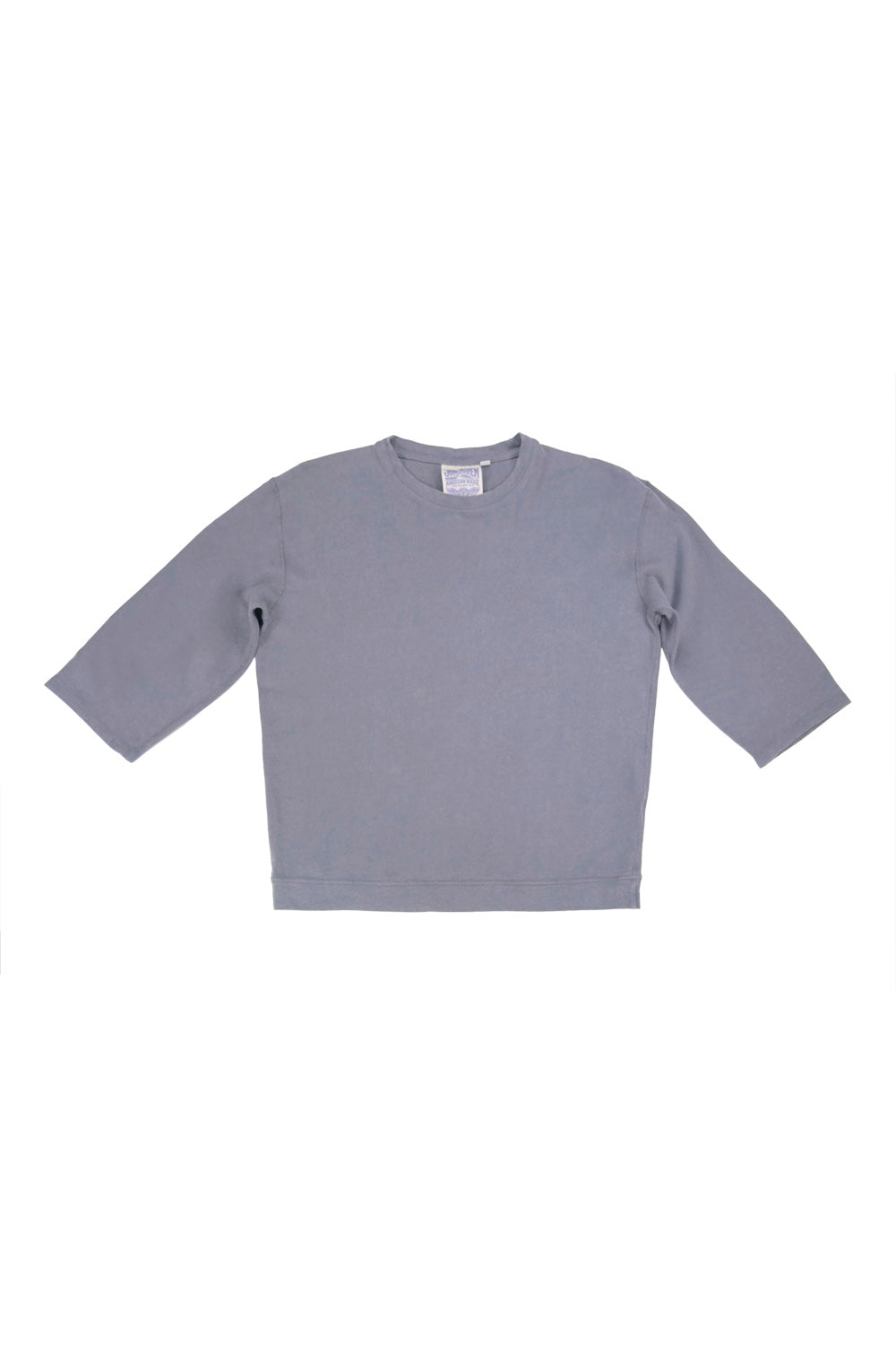 Cardiff 3/4 Sleeve Tee | Jungmaven Hemp Clothing & Accessories / Color: Diesel Gray