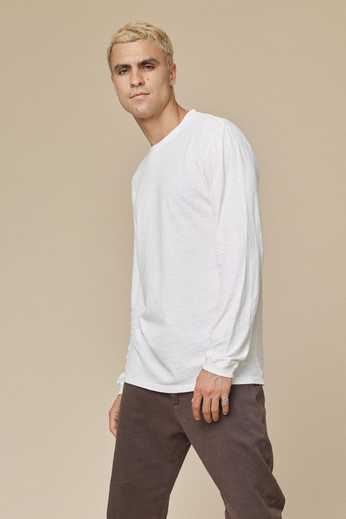 Jung Long Sleeve Tee | Jungmaven Hemp Clothing & Accessories / model_desc: Shen is 6’2” wearing L