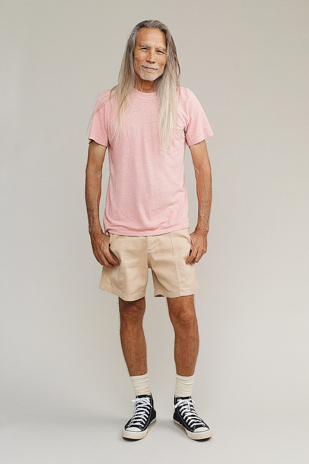 Heathered Jung Pocket Tee | Jungmaven Hemp Clothing & Accessories / Color: