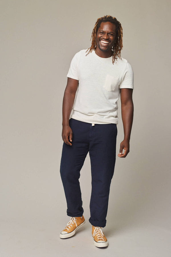 Traverse Pant | Jungmaven Hemp Clothing & Accessories / model_desc: Sesie is 6’2” wearing L