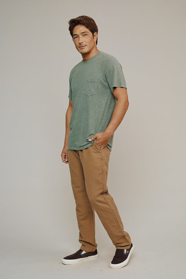 Heathered Jung Pocket Tee | Jungmaven Hemp Clothing & Accessories / Color: