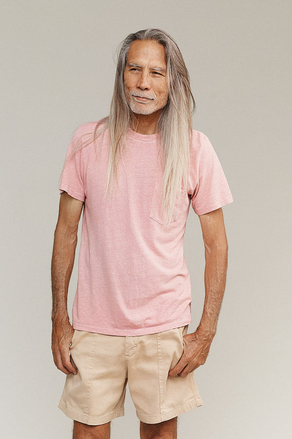 Heathered Jung Pocket Tee | Jungmaven Hemp Clothing & Accessories / Color: