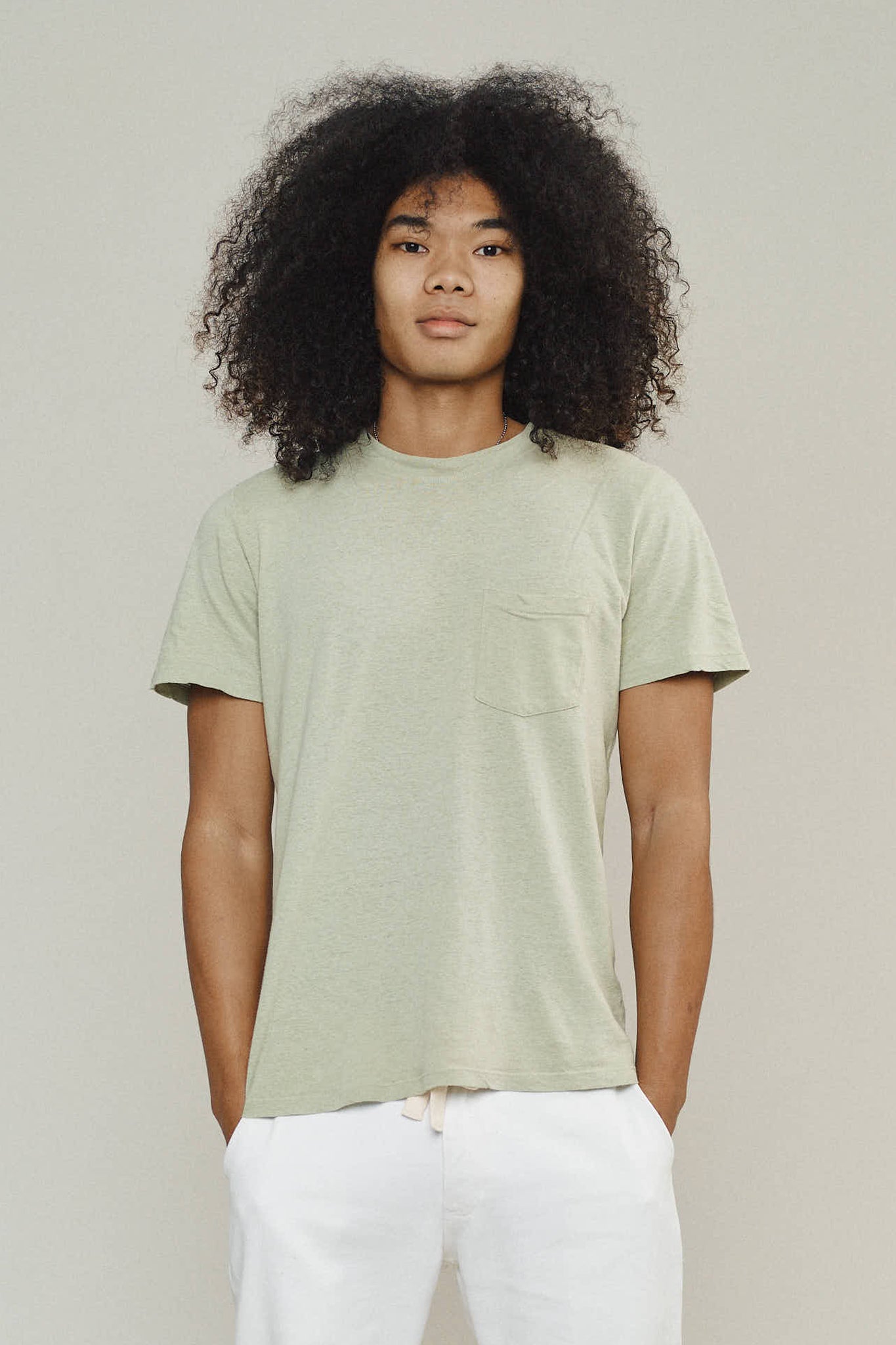 Jung Pocket Tee | Jungmaven Hemp Clothing & Accessories / model_desc: Chaz is 6’2” wearing Large