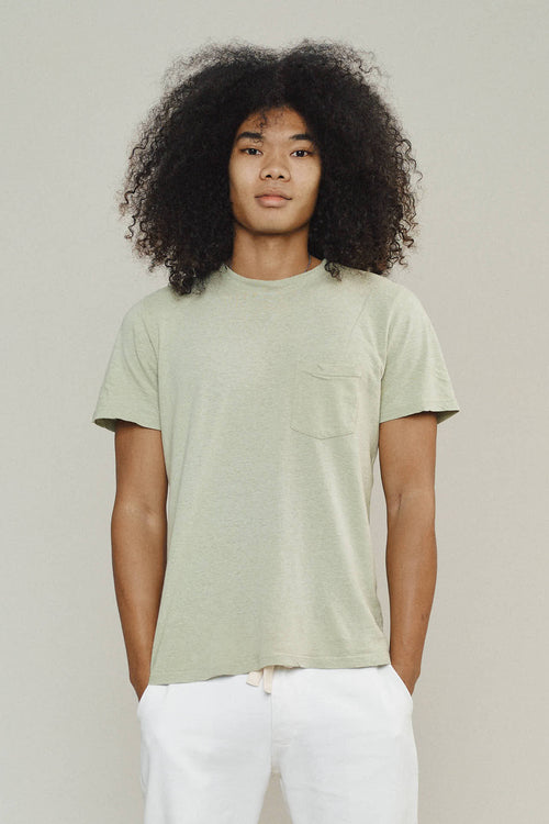 Jung Pocket Tee | Jungmaven Hemp Clothing & Accessories / model_desc: Chaz is 6’2” wearing Large