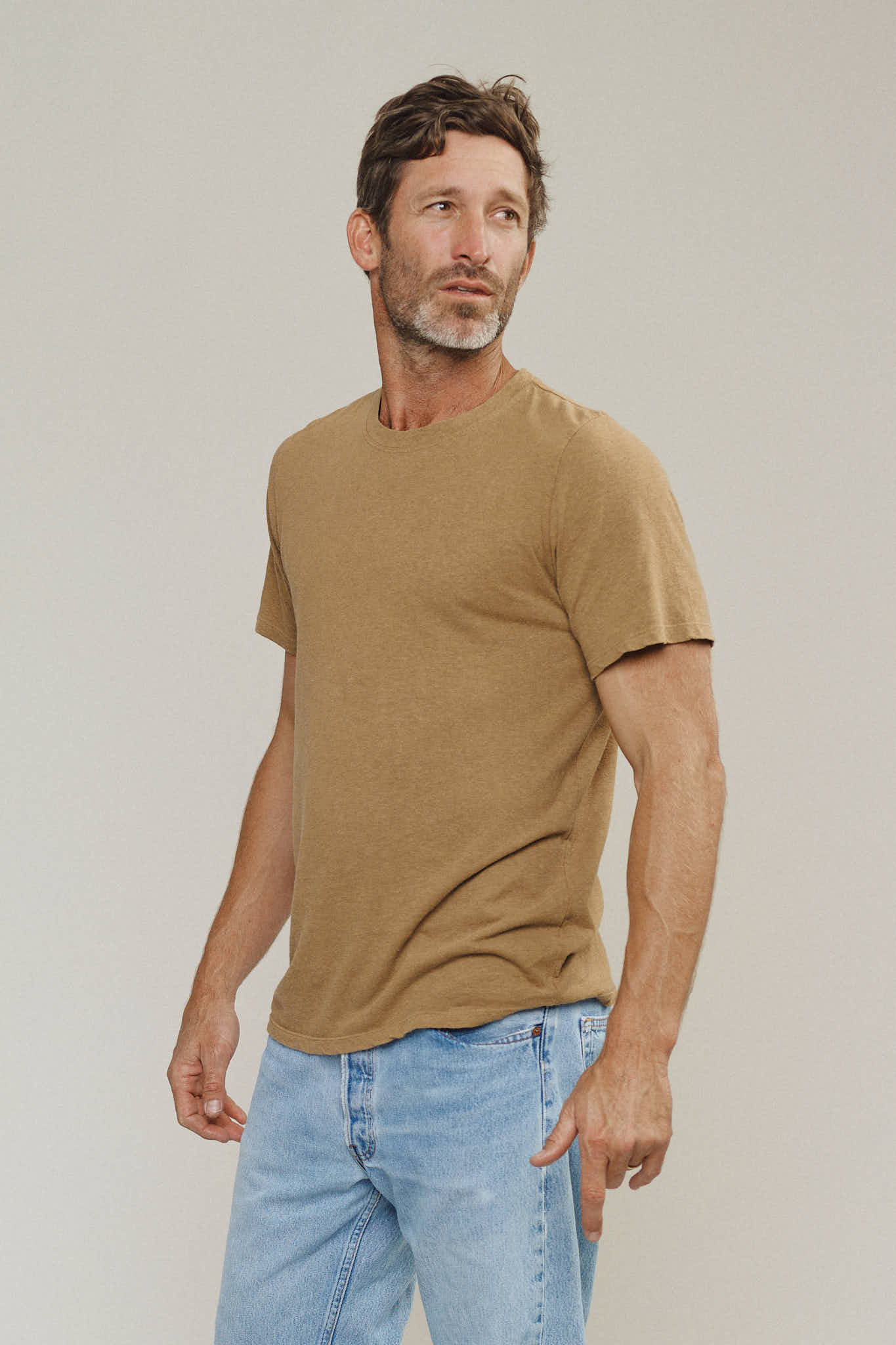 Jungmaven 100%ヘンプ 半袖シャツ ベージュ　yoint Jung Tee | Jungmaven Hemp Clothing & Accessories - USA Made