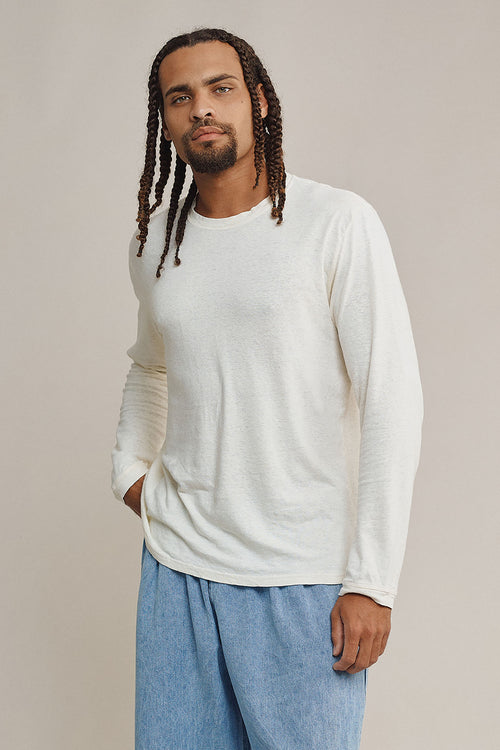 Jung Long Sleeve Tee | Jungmaven Hemp Clothing & Accessories / model_desc: Davon is 6’0” wearing L