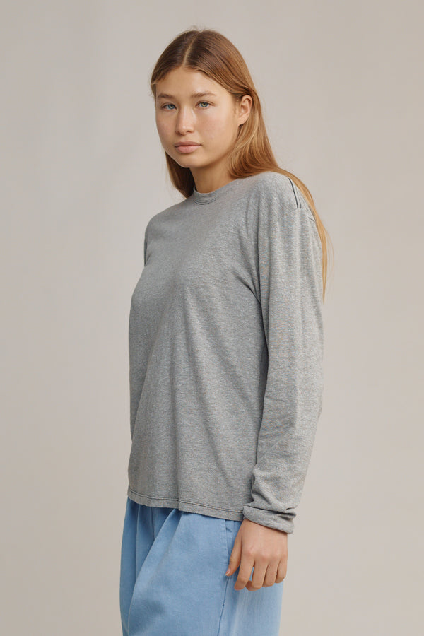 Heathered Jung Long Sleeve Tee | Jungmaven Hemp Clothing & Accessories / Color: