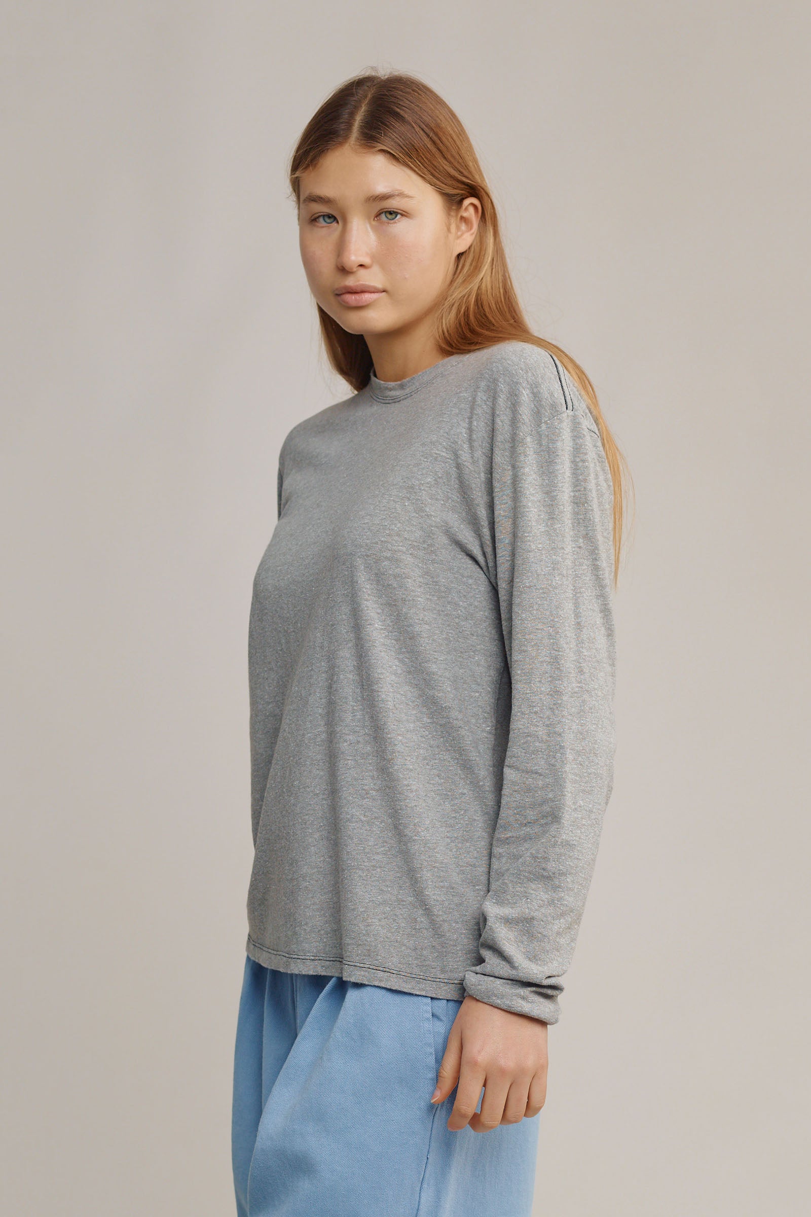 Heathered Jung Long Sleeve Tee | Jungmaven Hemp Clothing