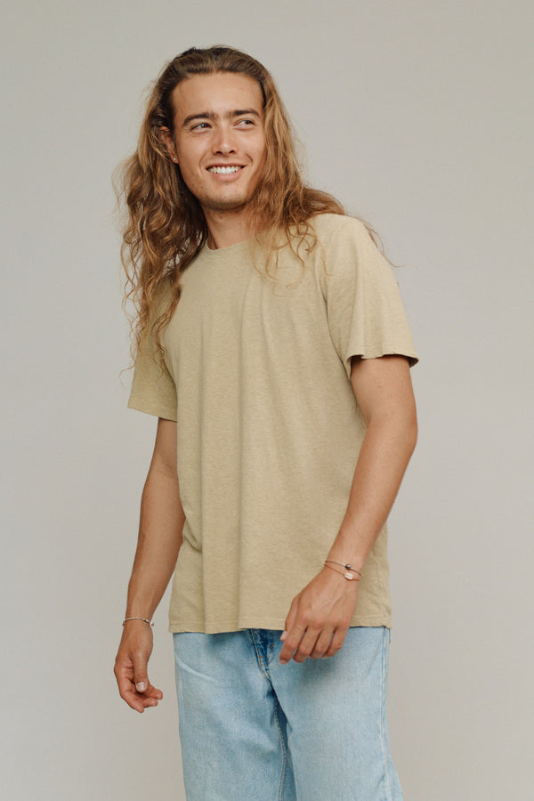 Jung Tee | Jungmaven Hemp Clothing & Accessories / model_desc: Conrad is 6’1” wearing L