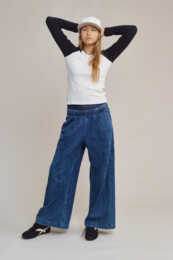 Juniper Long Sleeve Baseball Tee | Jungmaven Hemp Clothing & Accessories / Color: