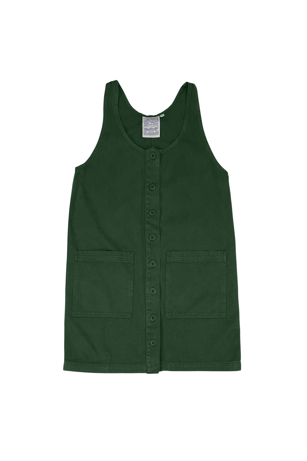 Jumper Dress | Jungmaven Hemp Clothing & Accessories / Color: Hunter Green