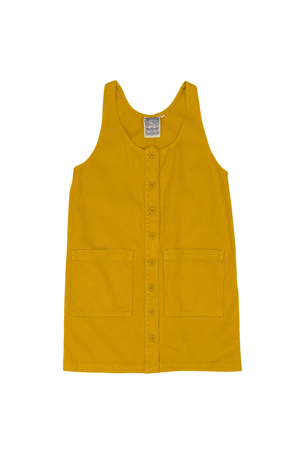 Jumper Dress | Jungmaven Hemp Clothing & Accessories / Color: Spicy Mustard