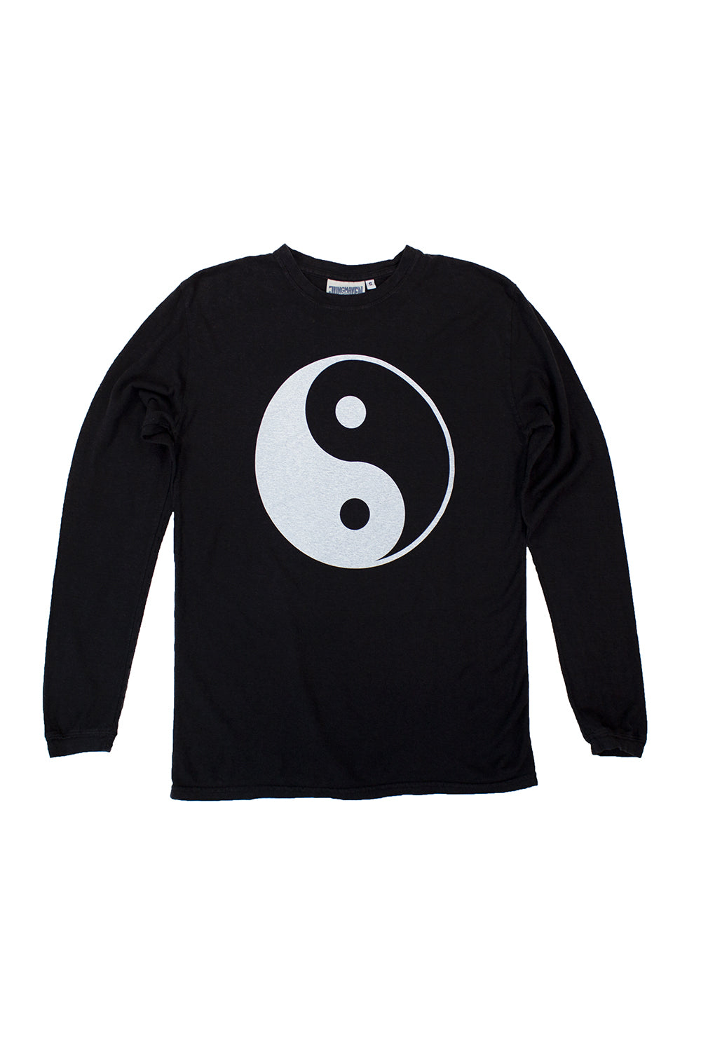Crop Top Yin Yang Crewneck Yin Yang Jung Long Sleeve Tee Jungmaven Hemp Clothing Accessories
