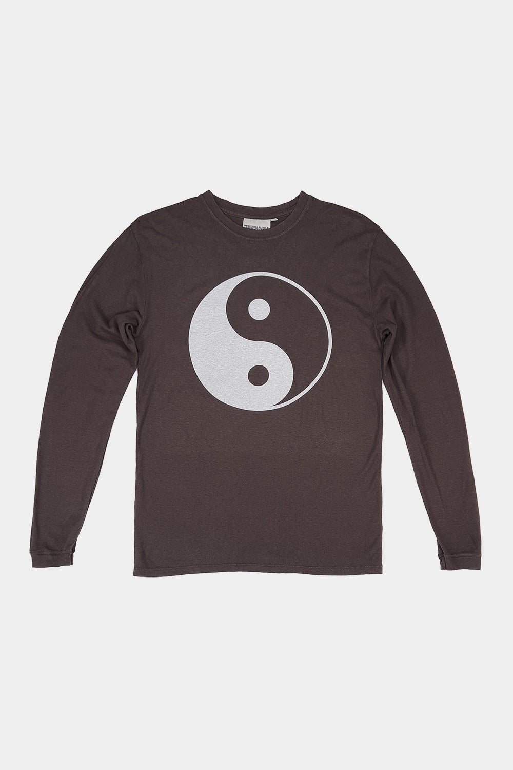 Yin Yang Jung Long Sleeve Tee | Jungmaven Hemp Clothing & Accessories / Color: Coffee Bean