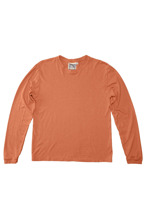 Jung Long Sleeve Tee - Sale Colors | Jungmaven Hemp Clothing & Accessories / Color: Burnt Orange