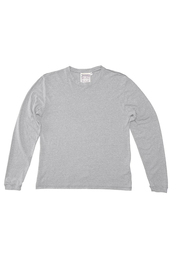 Heathered Jung Long Sleeve Tee | Jungmaven Hemp Clothing & Accessories / Color: Athletic Gray